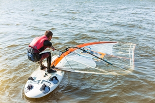 Rafting Cargo Sling Back of Boat